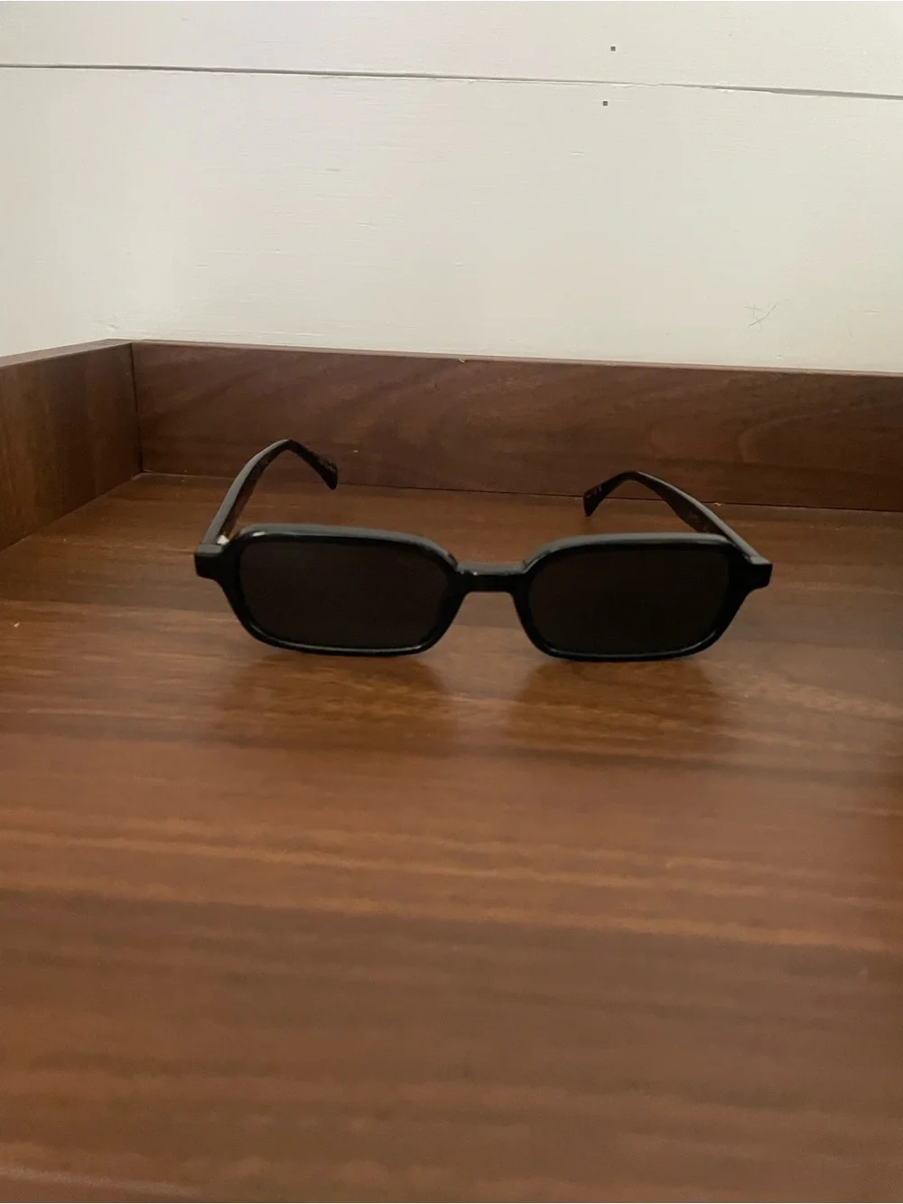 Black Rectangular Women's Sunglasses Ayla - WMP
